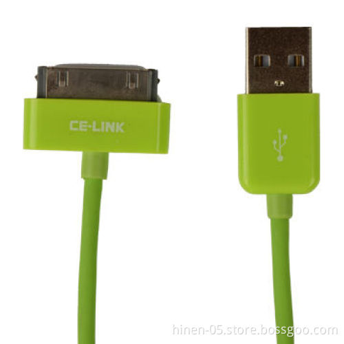 30-Pin Dock Connector to USB Cable for iPod, iPhone or iPad, Connect 30-pin to Apple Device
